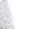 7.5ft. Pre-Lit White Georgian Pine Pencil Artificial Christmas Tree, Warm White LED Lights